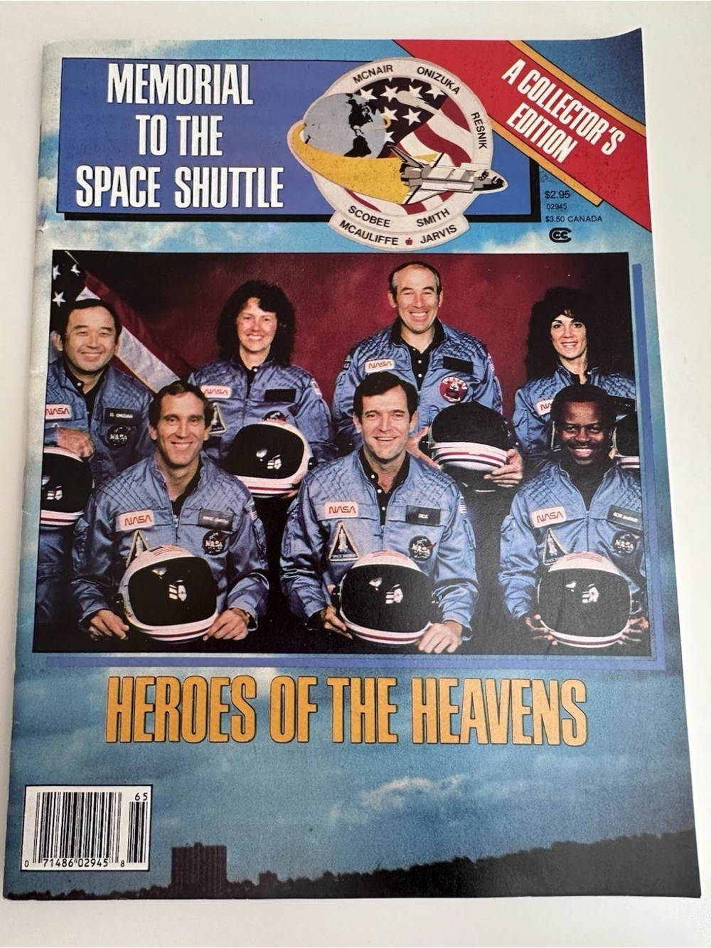 “Heroes of the Heavens” Challenger Memorial Magazine 1986